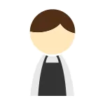 Male Apron Black SVG Icon